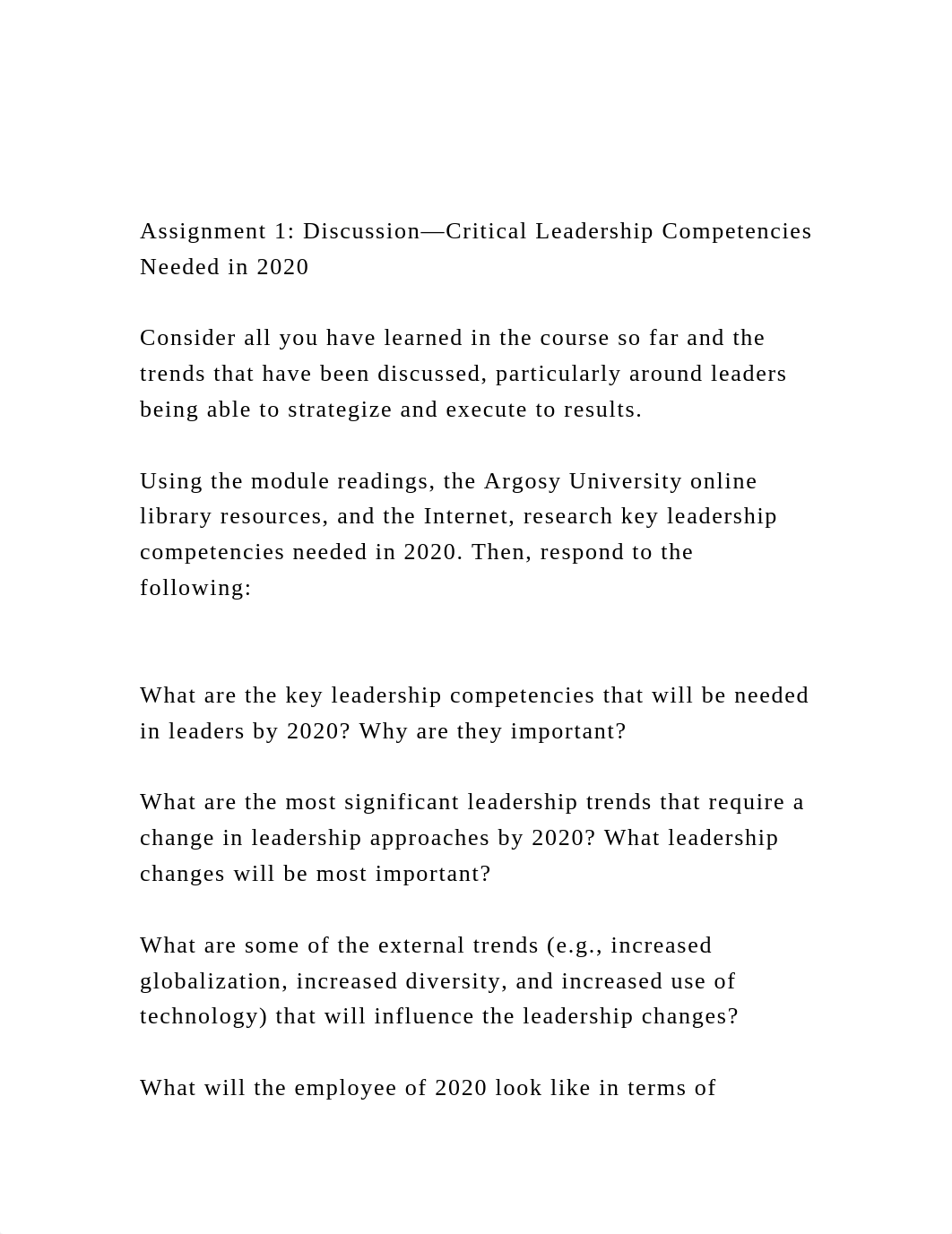 Assignment 1 Discussion—Critical Leadership Competencies Needed.docx_dtk5vzogw1i_page2