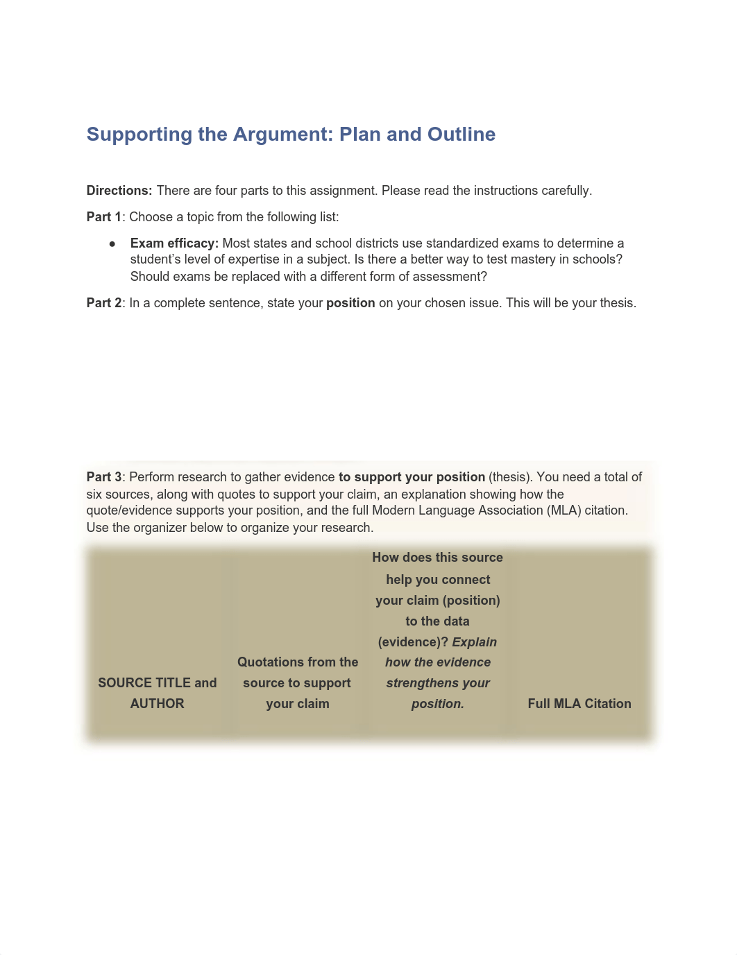 Chrystelle Jose Supporting the Argument_ Plan and Outline.pdf_dtk8873neog_page1