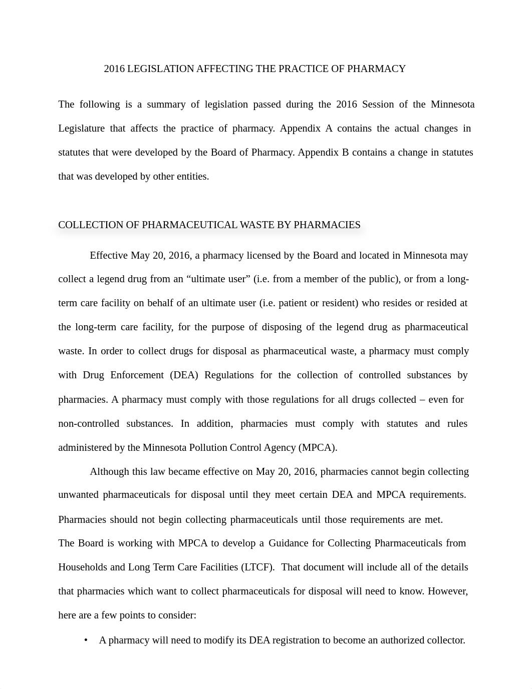 2016 Legislation Affecting Pharmacies 61716_tcm21-246085.pdf_dtkmtx5yjw2_page1