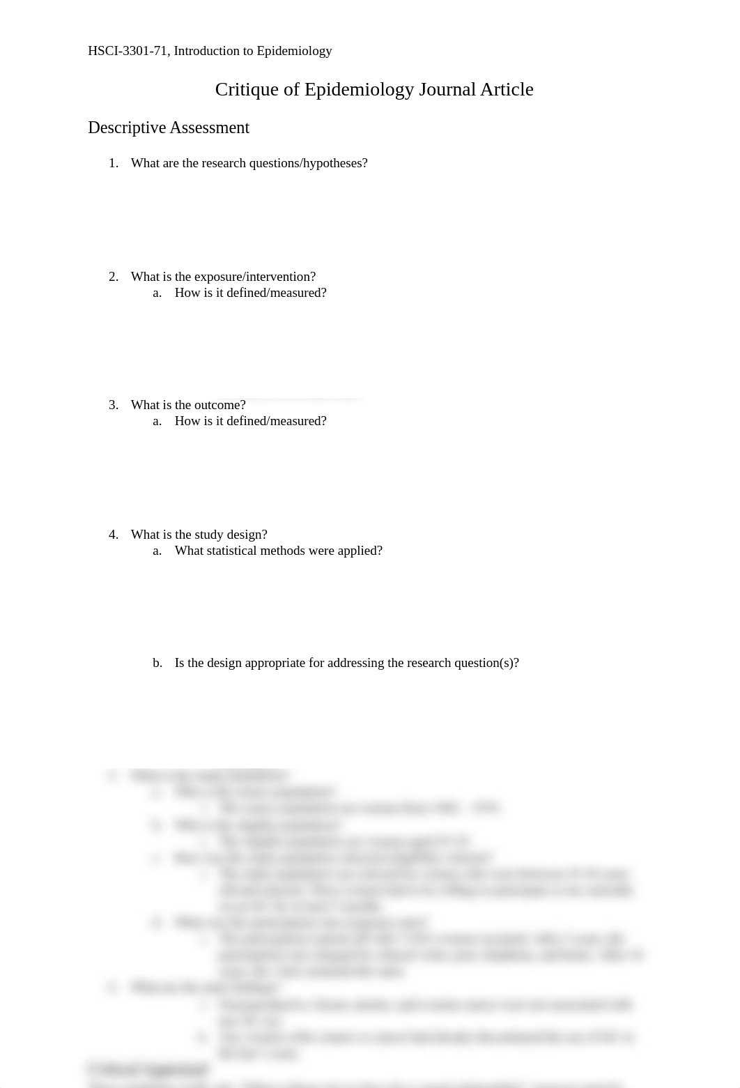 Critique of Epidemiology Journal Article (1).docx_dtkrb1qm87o_page1