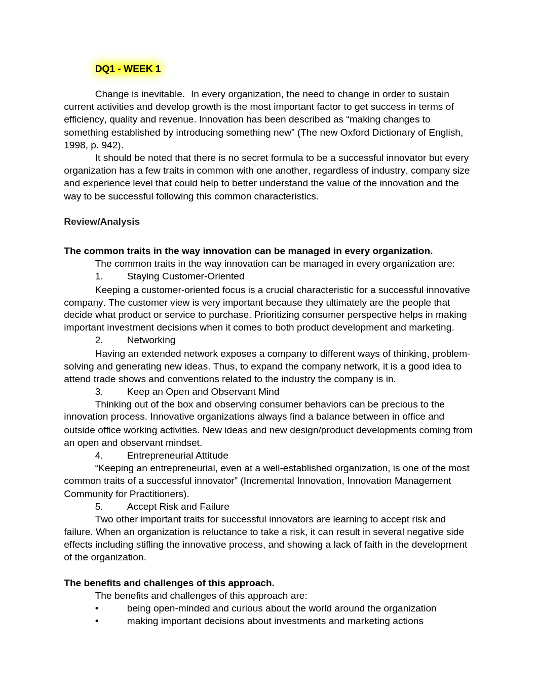 DQs - Week 1 to 4 - BUS 735 Leading Change.docx_dtkw6x1u6hc_page1