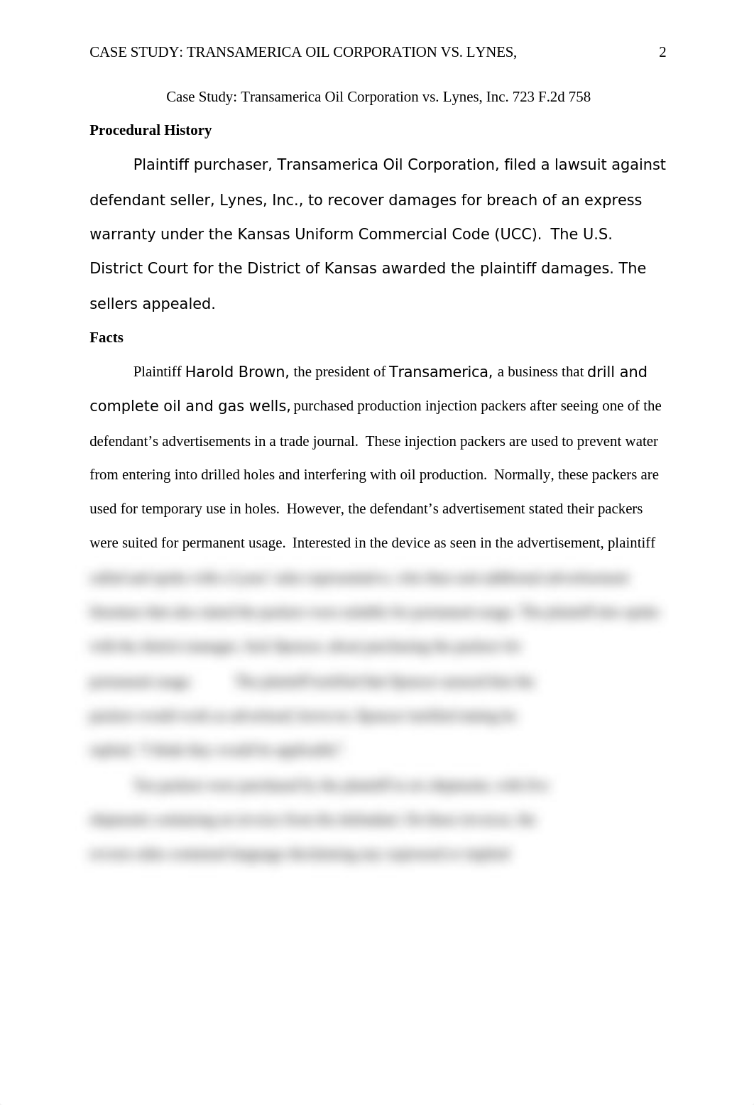 Case Study-Transamerica Oil Corporation vs Lynes, Inc_dtlcmusf6t1_page2