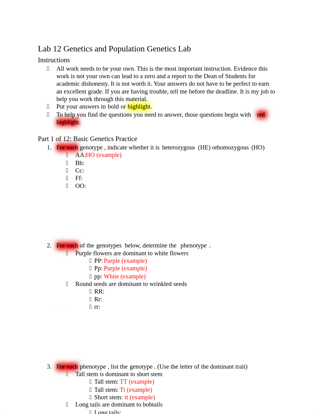 BIOL-1110 Online Lab 12 Genetics and Population Genetics.docx_dtliderb5nh_page1