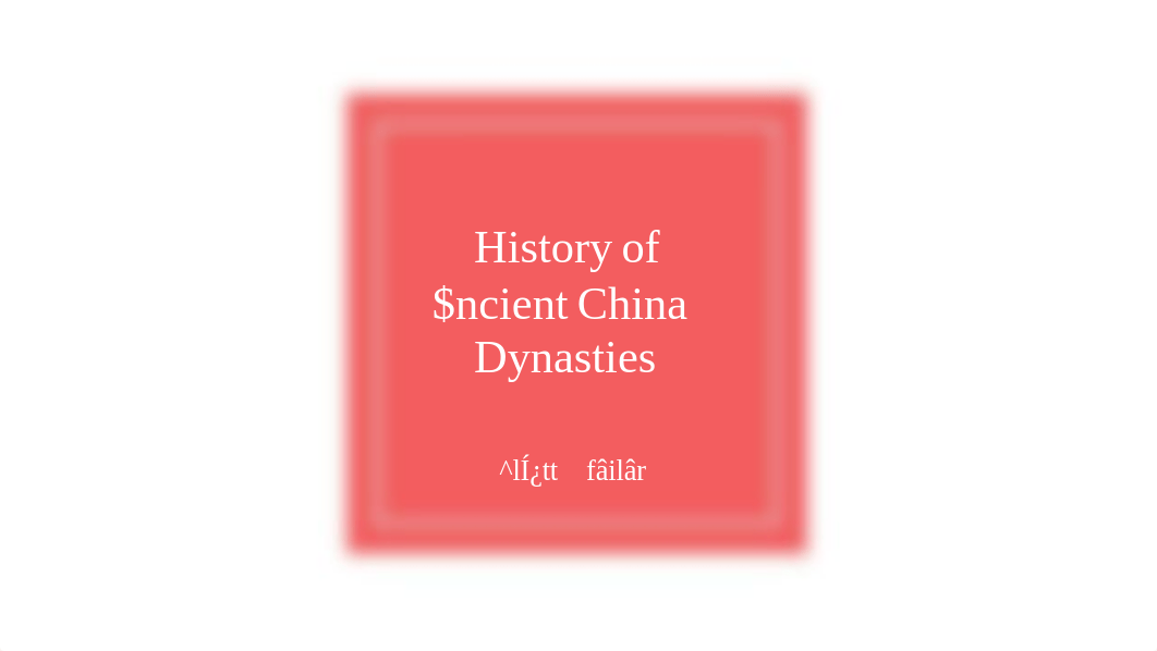 History of Ancient China Dynasties - Assignment.pdf_dtlwjw4yr00_page1