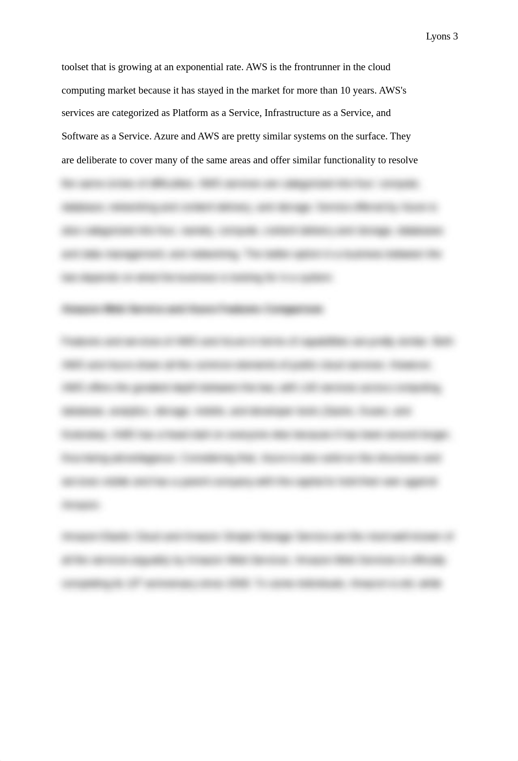 compare and contrast paper  for the two listed cloud providers Amazon Web Services (Final Paper).doc_dtm3b91vrxy_page3