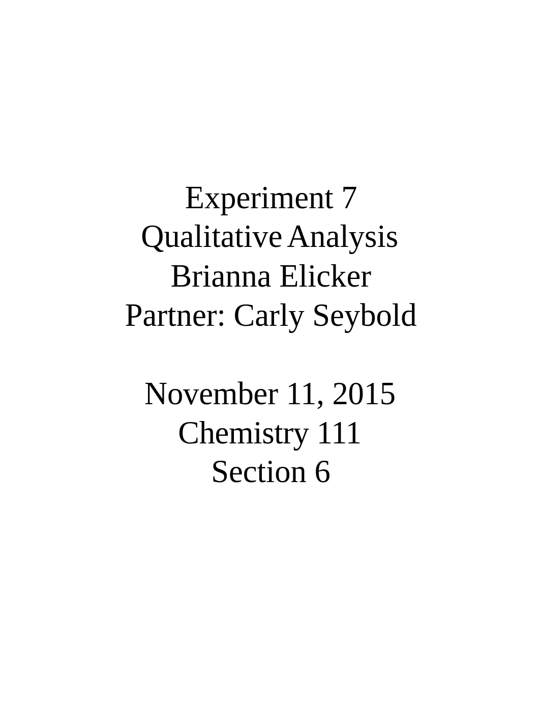 Chem 111 McCool - Exp. 7 Lab Report - Qualitative Analysis.docx_dtm8x9ppt1m_page1