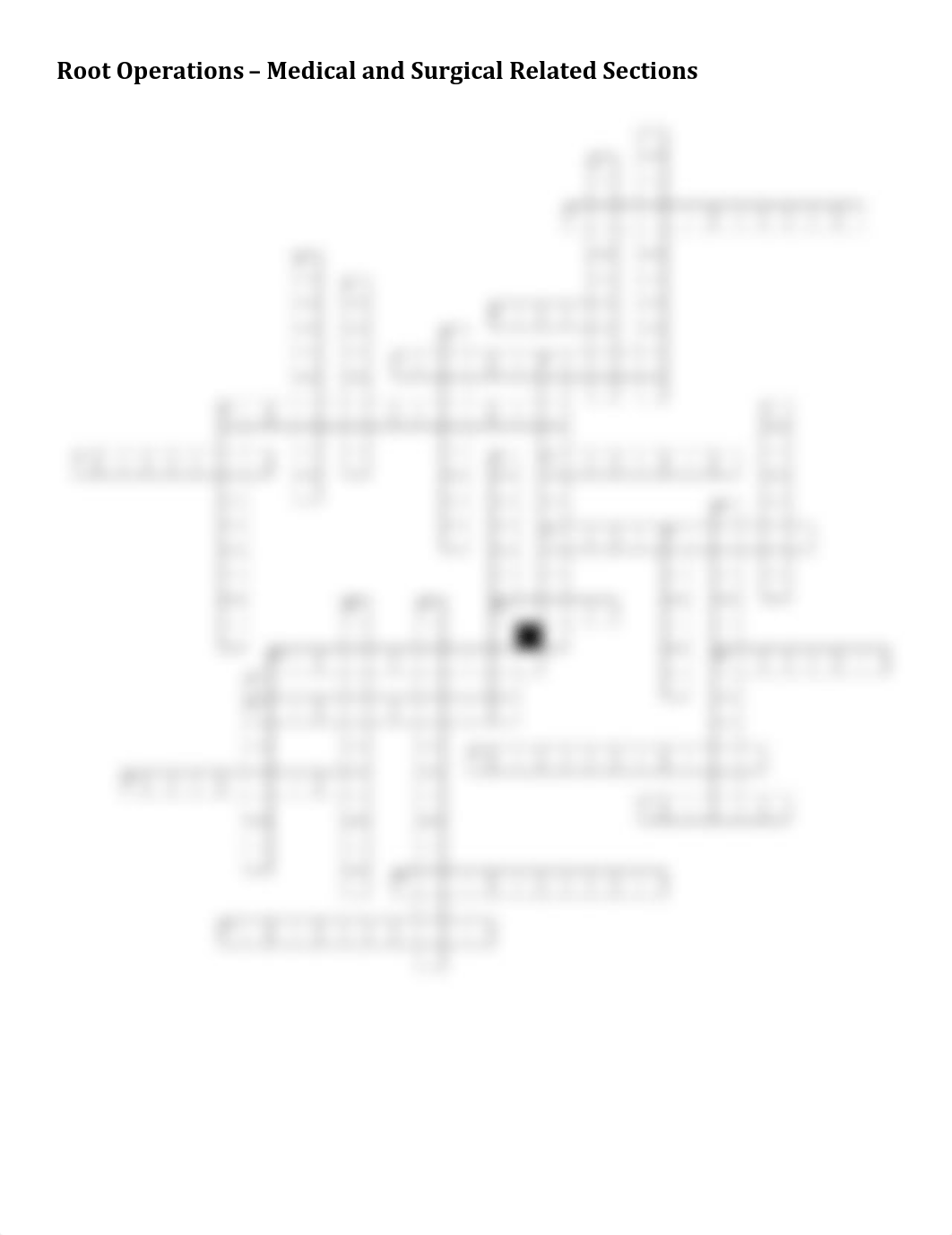 Root Operations  Medical and Surgical Related Crossword Puzzle.pdf_dtmepsegnho_page1