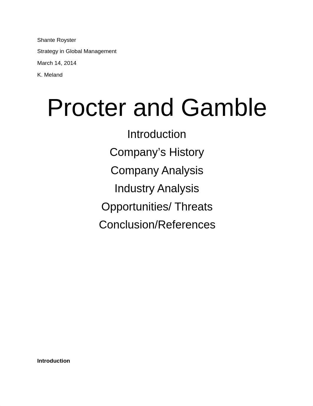 Case study about Procter and Gamble & Consumer Goods Industry_dtmes6k73es_page1