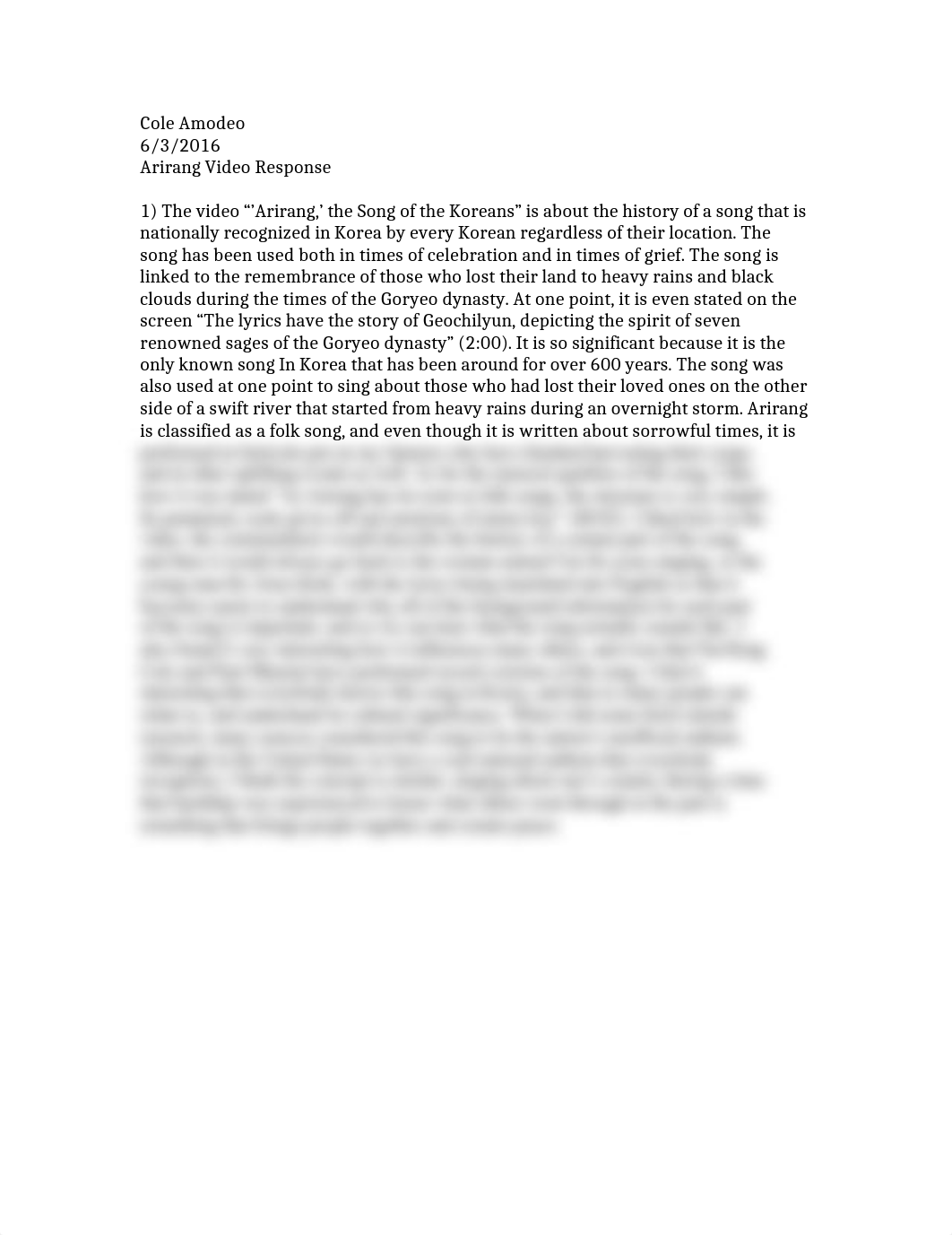 Arirang video response.docx_dtmgyprc44b_page1