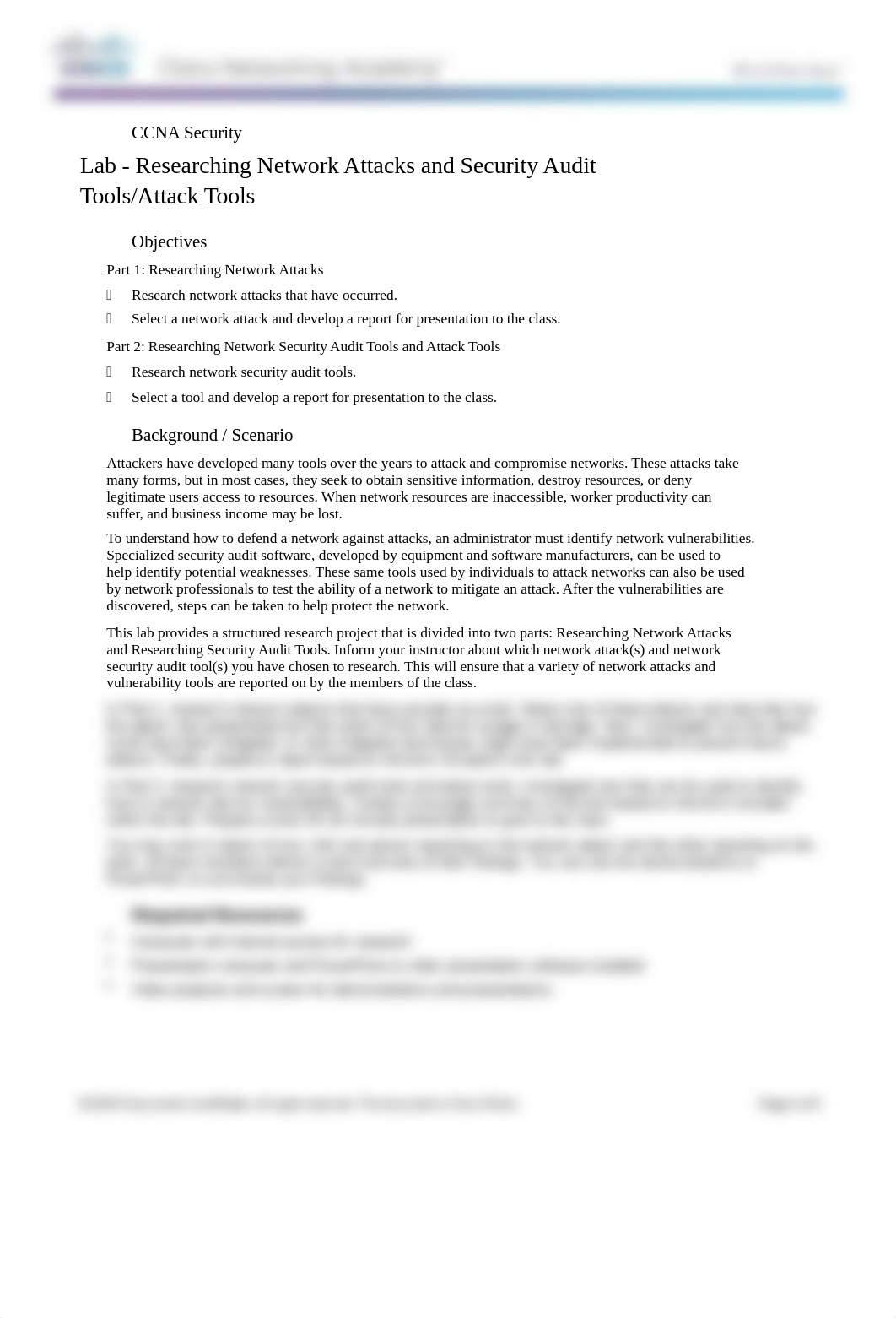 CourseH_1.4.1.1 Lab - Researching Network Attacks and Security Audit Tools.docx_dtmicj7jh93_page1