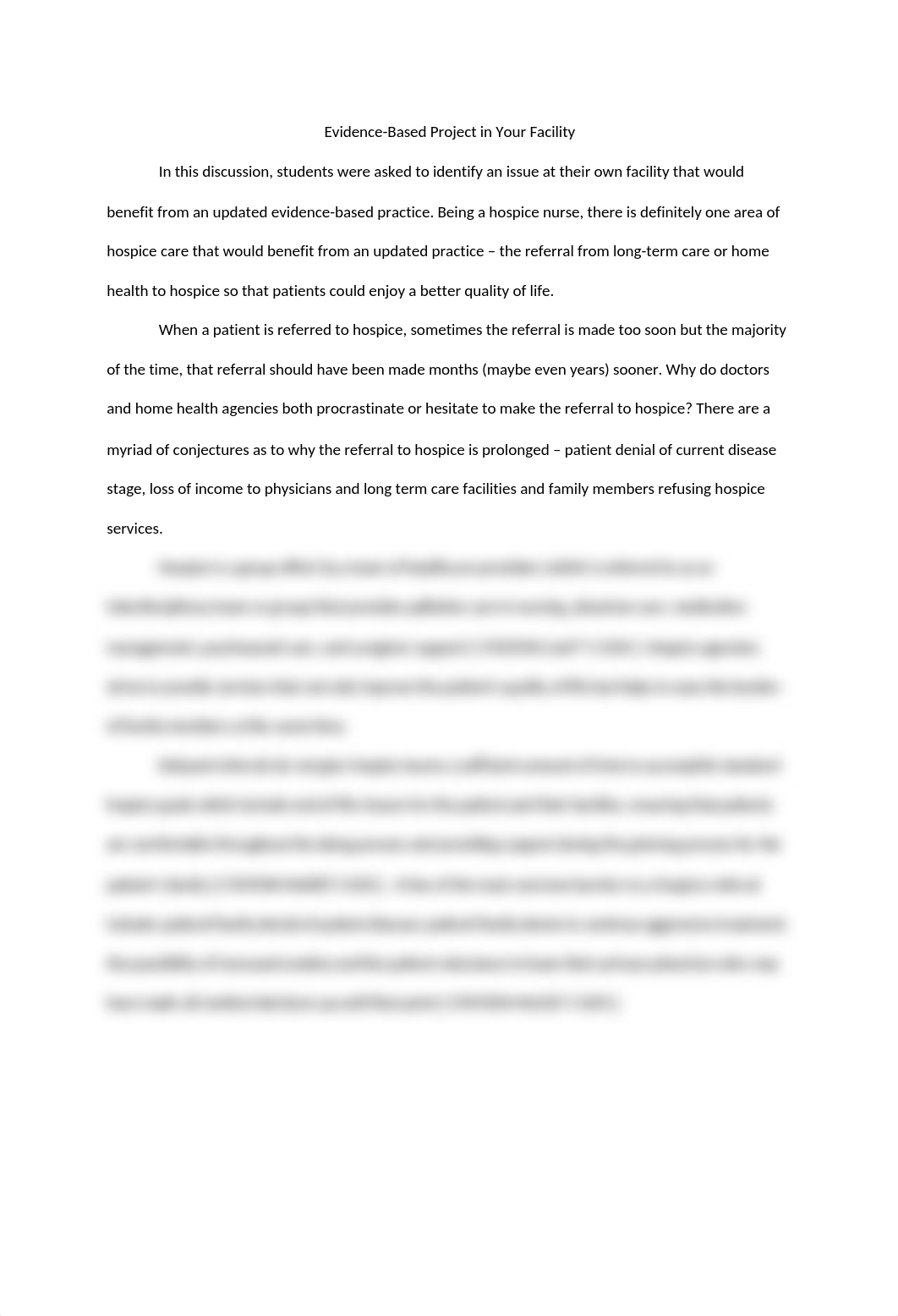 Discussion 2.1 Evidence-Based Project in Your Facility.docx_dtmk96vumyh_page1