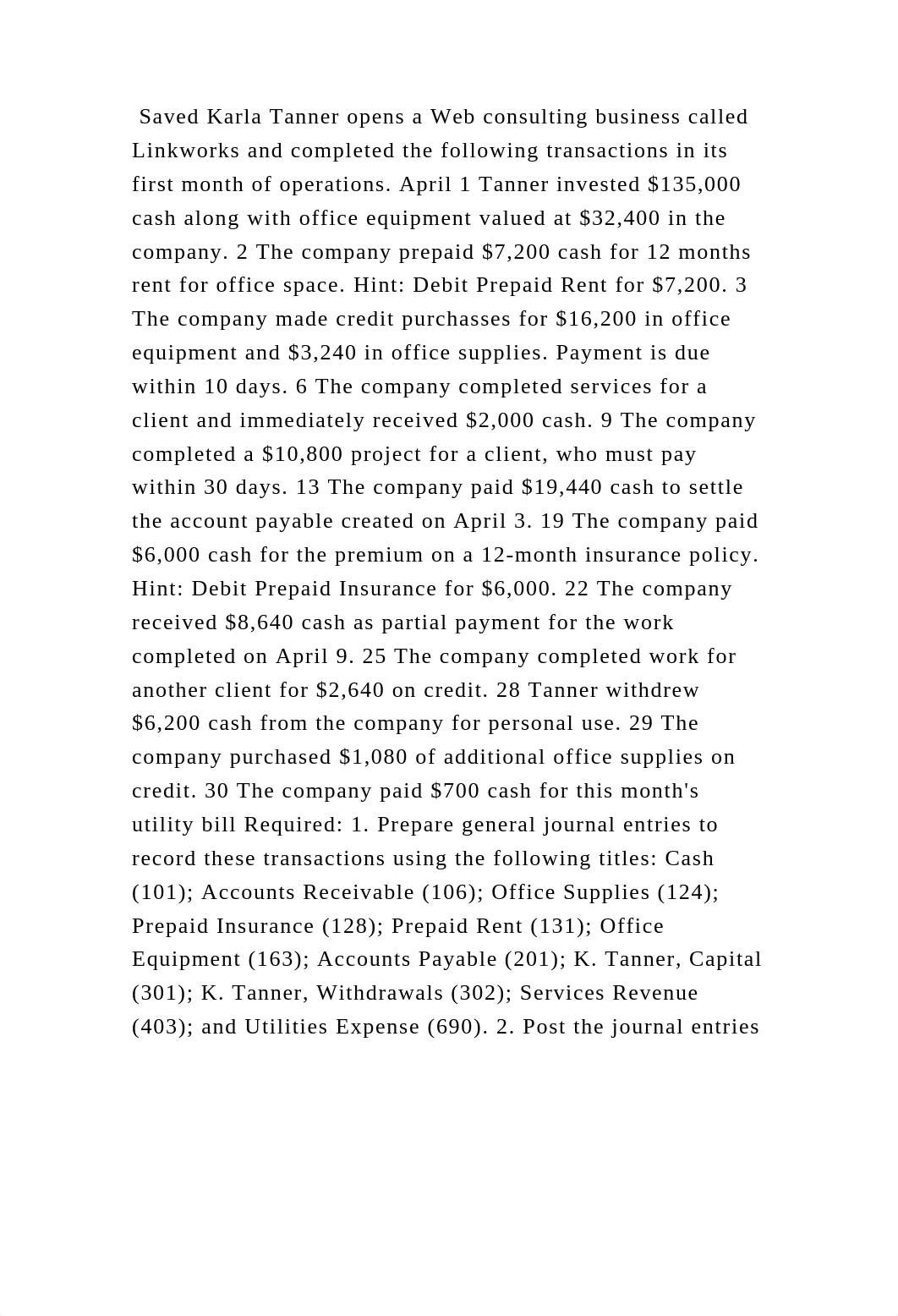 Saved Karla Tanner opens a Web consulting business called Linkworks a.docx_dtmobfpautn_page2