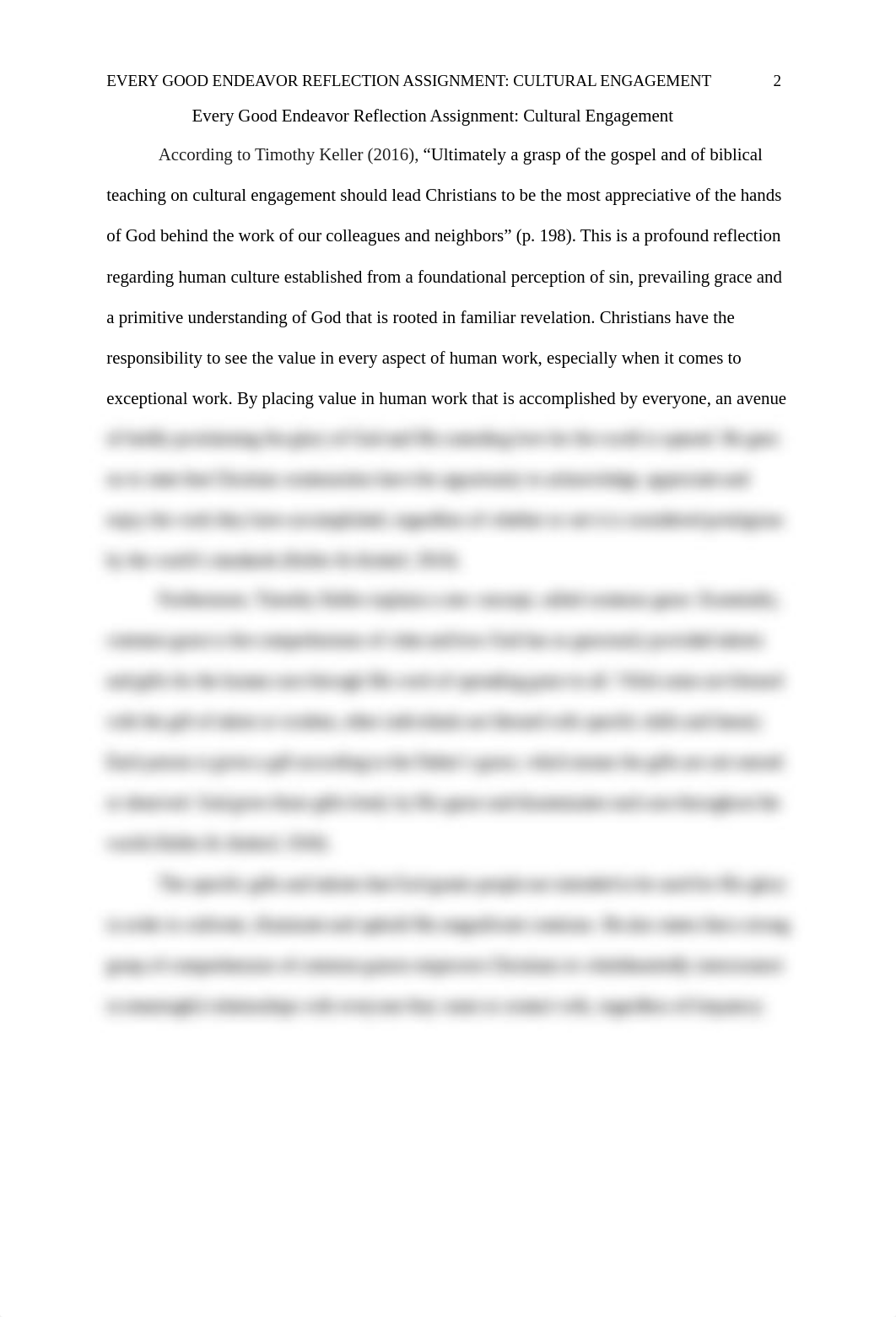 Every Good Endeavor Reflection Assignment Cultural Engagement Hobson BUSI 701.docx_dtmt4qe1mu3_page2