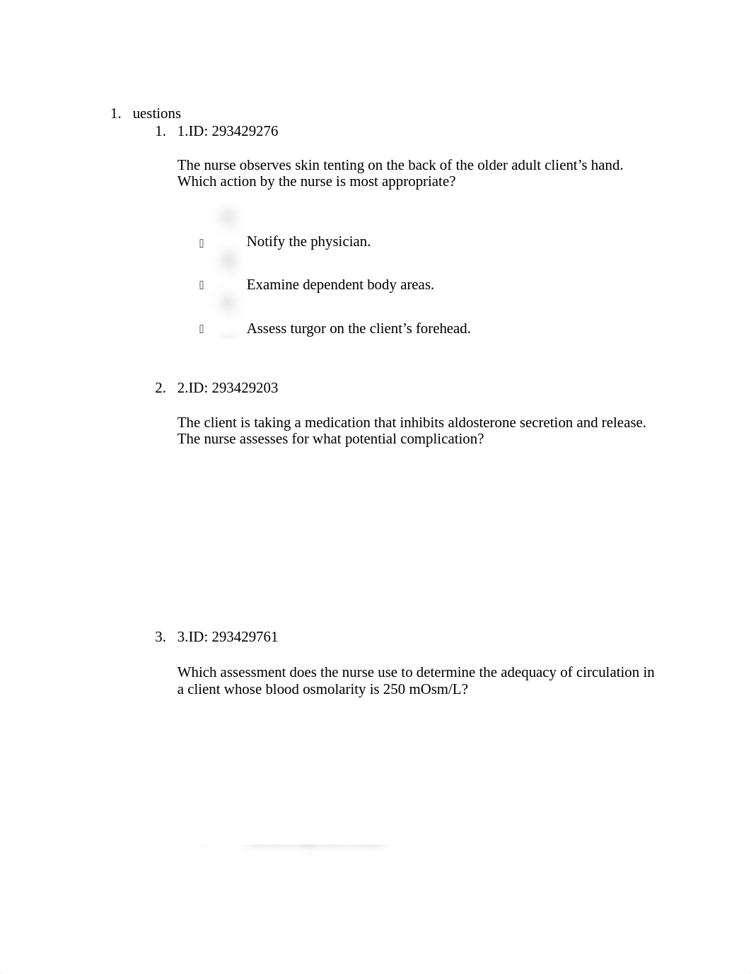 FLUID BALANCE AND ELECTROLYTE QUESTIONS.docx_dtmvzzydoqe_page1