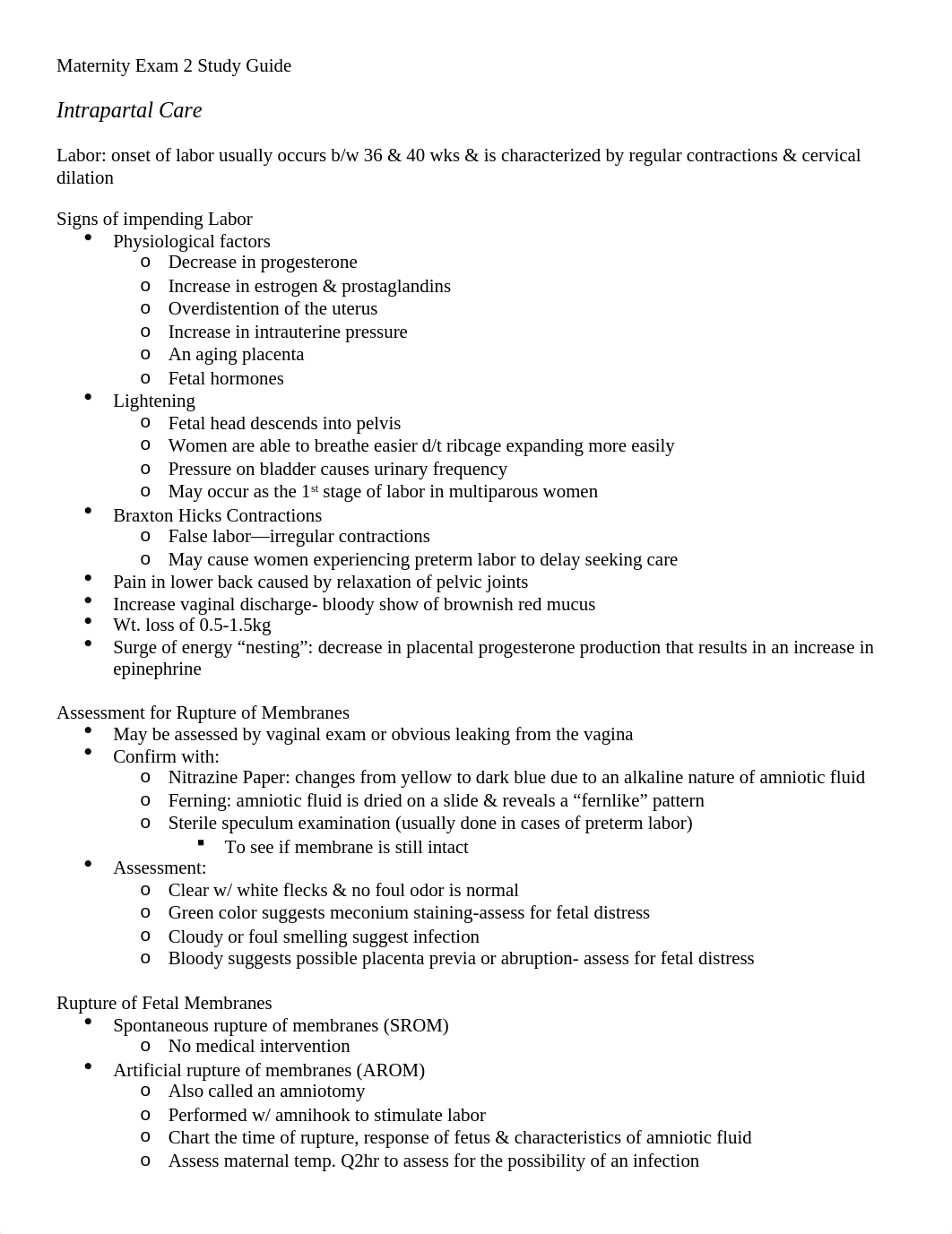 Maternity Exam 2 Study Guide (1).docx_dtn5osm7ggi_page1