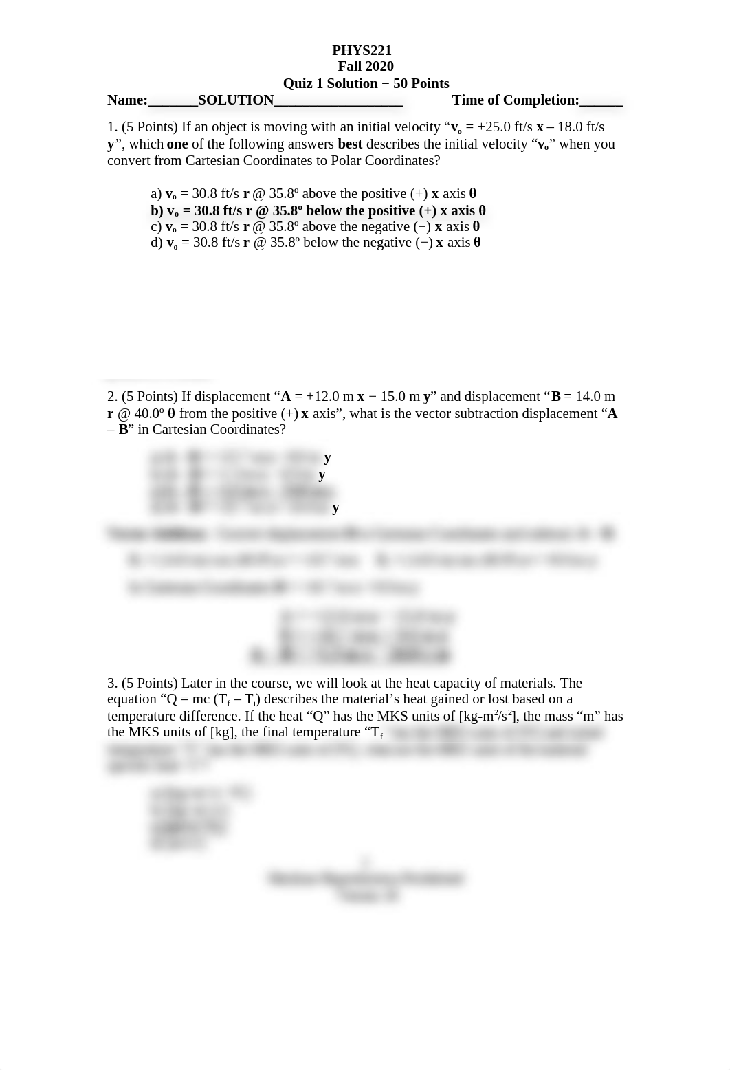 PHYS221 Quiz 1 Solution - v19.doc_dtna2kbx8b9_page1