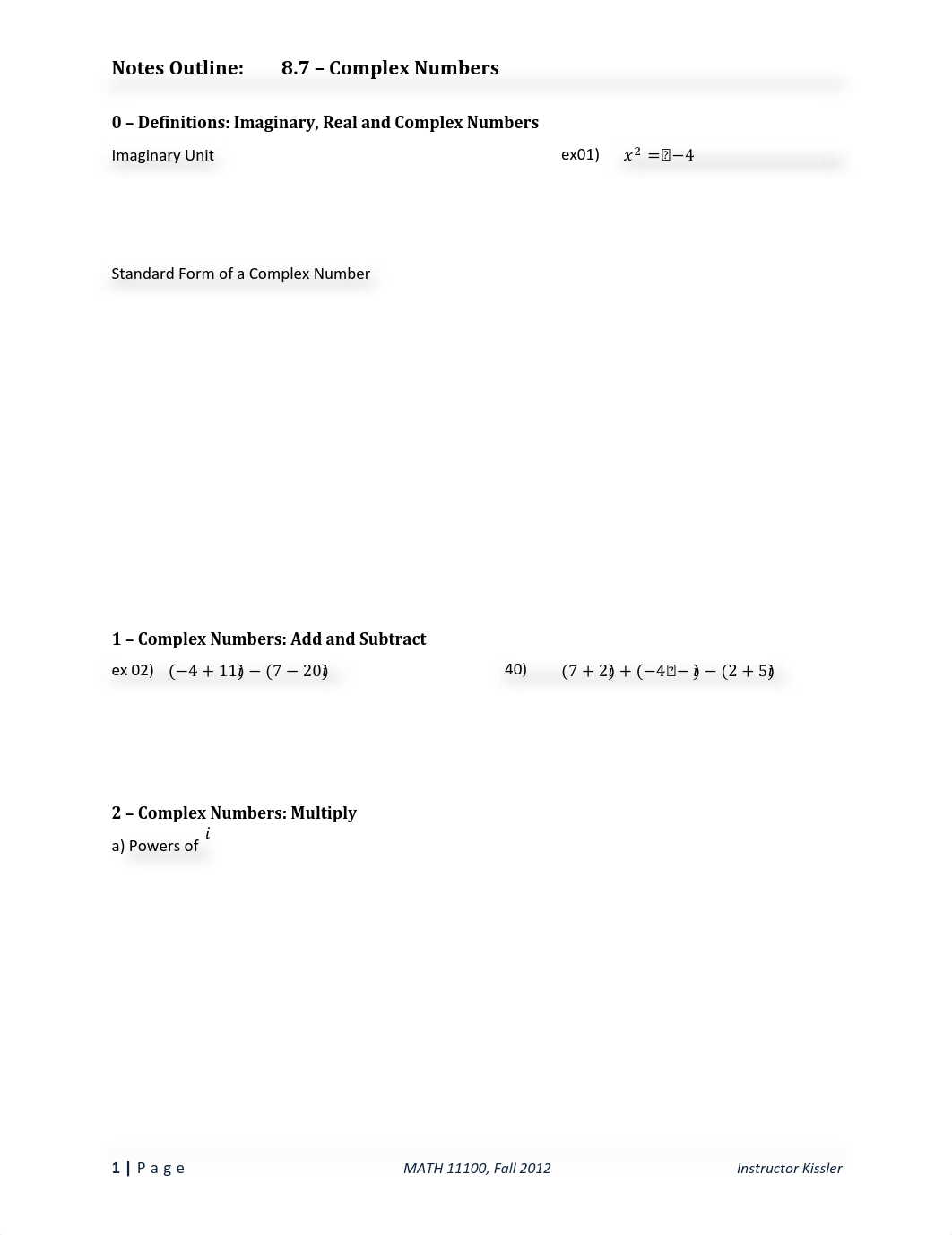 Complex Numbers Notes_dtnahkpluay_page1
