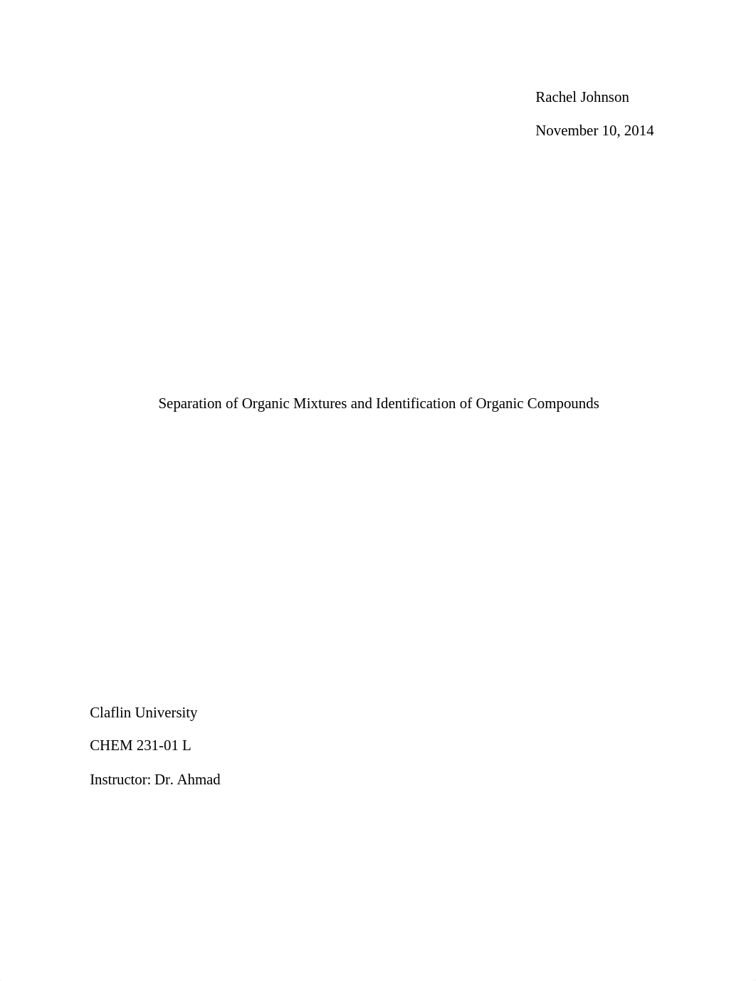 Separation of Organic Mixtures and Identification_dtnczue8tra_page1