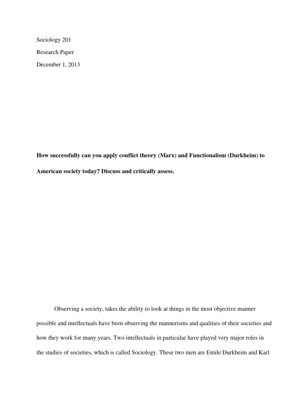 Sociology final paper - Marx and Durkheim_dtndz0w23oy_page1