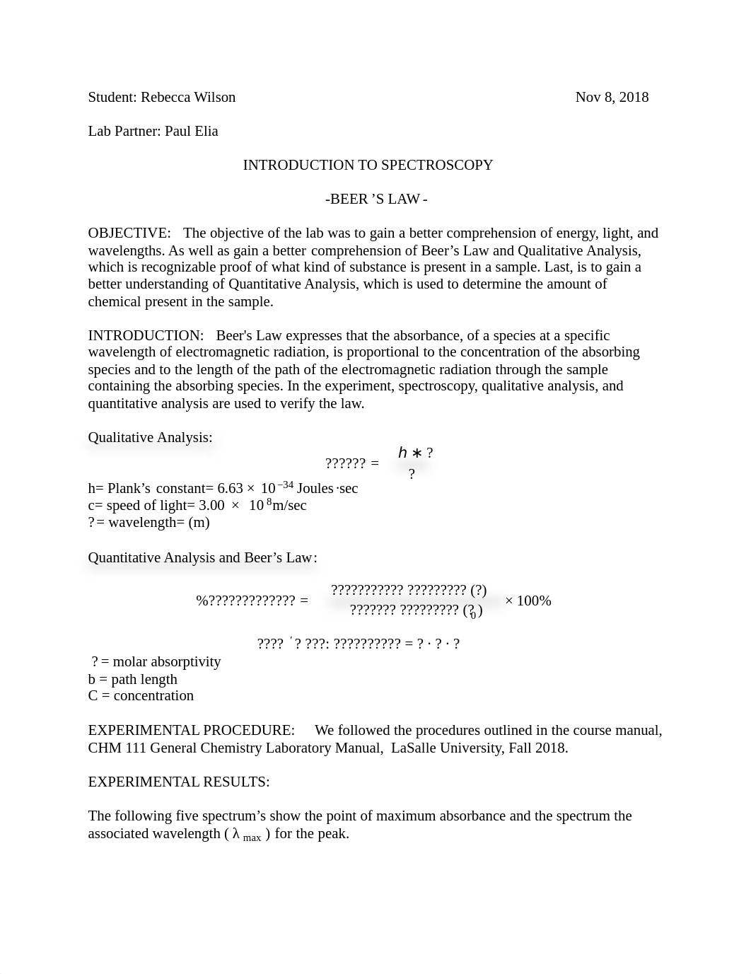 lab report beer's law.pdf_dtnfzhuw6ud_page1