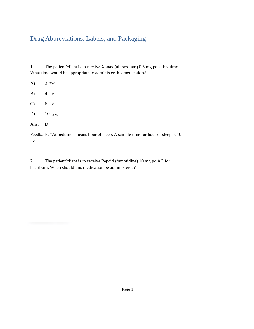 Drug Abbreviations, Labels, and Packaging.docx_dtnr6zw3n8z_page1