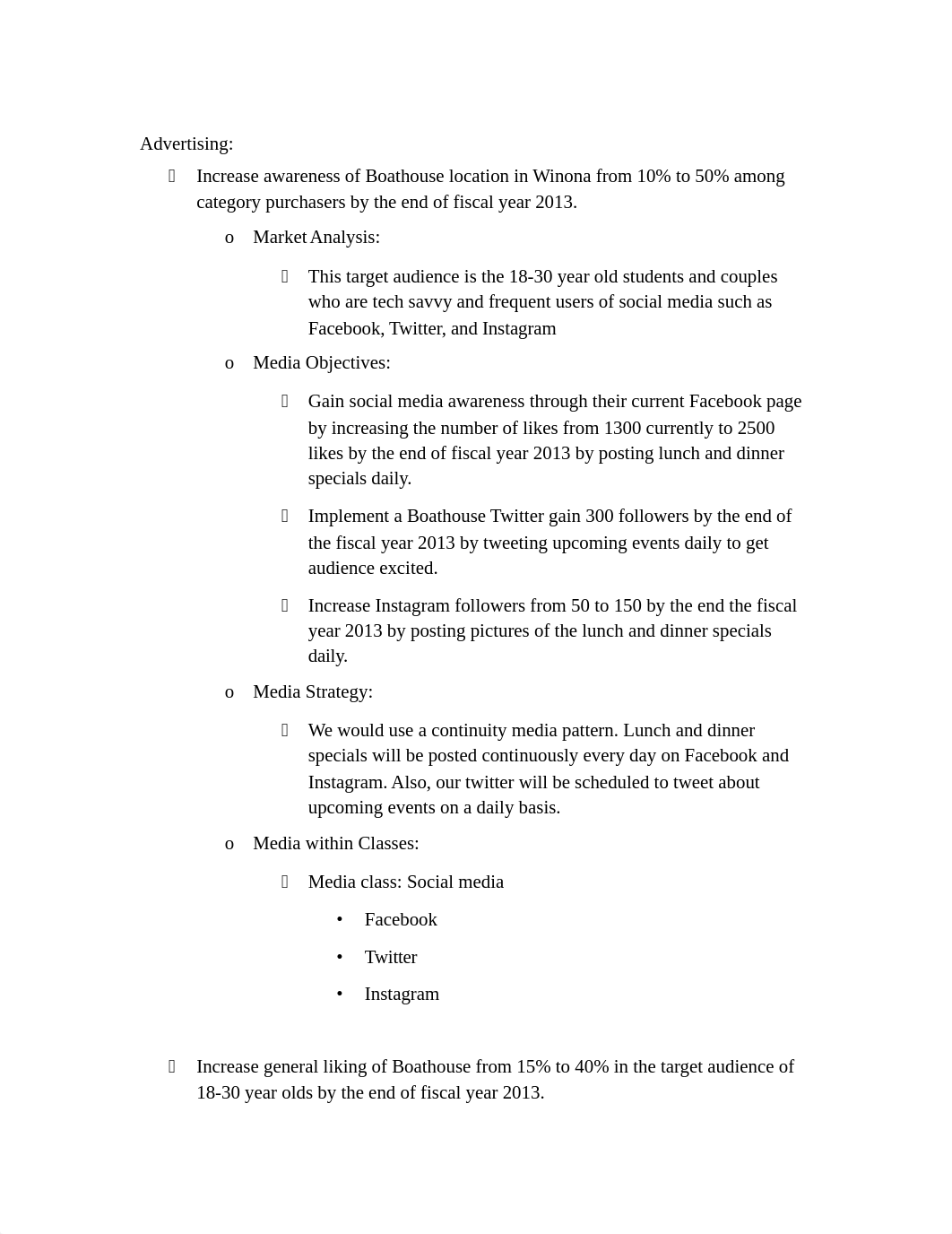 Mktg 363- Media Plan example The Boathouse_dtntd1q7og7_page2