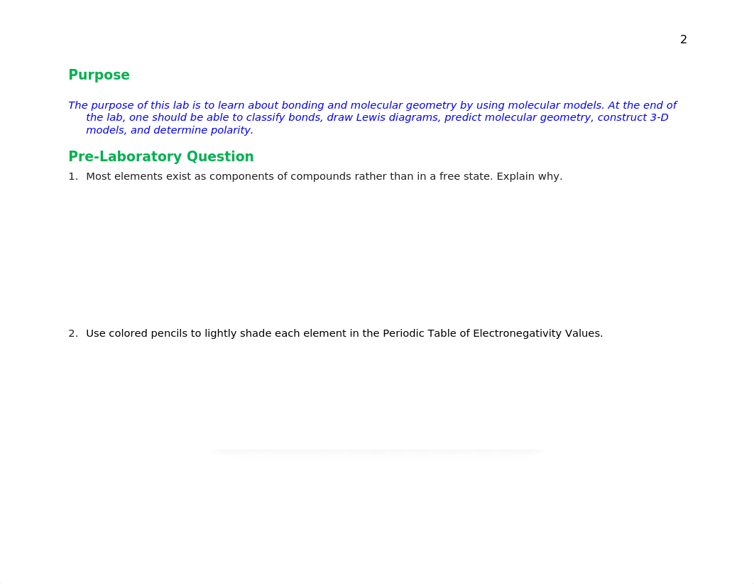 Chemistry Lab 6, Bonding and Molecular Geometry .docx_dtnvu4q0l9n_page2