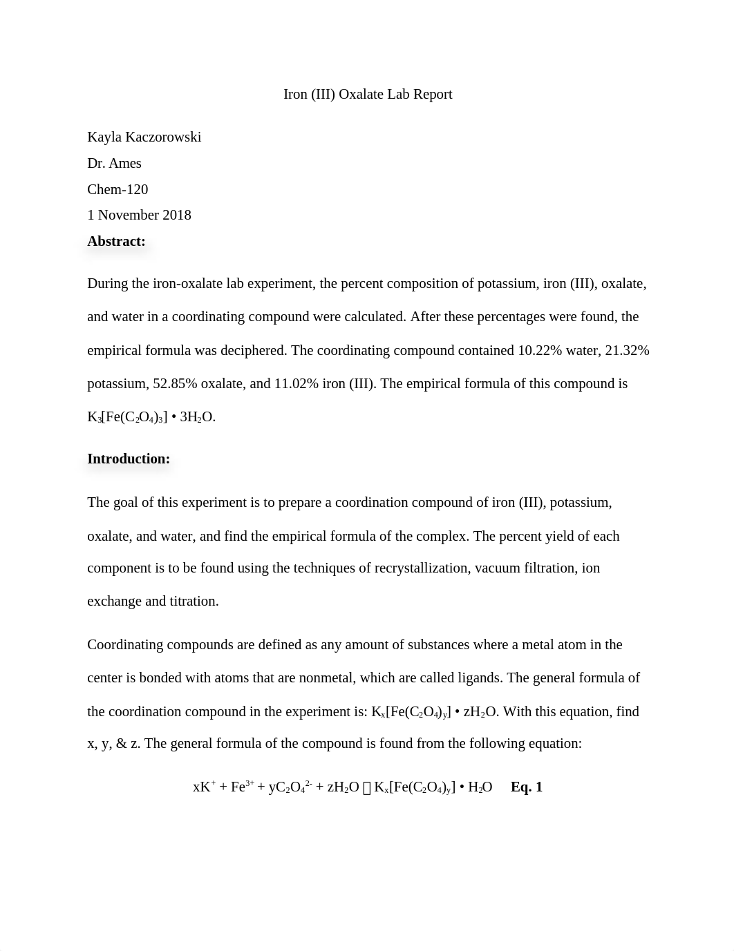 Iron(III) Oxalate Lab Report.docx_dto0e7lao6o_page1