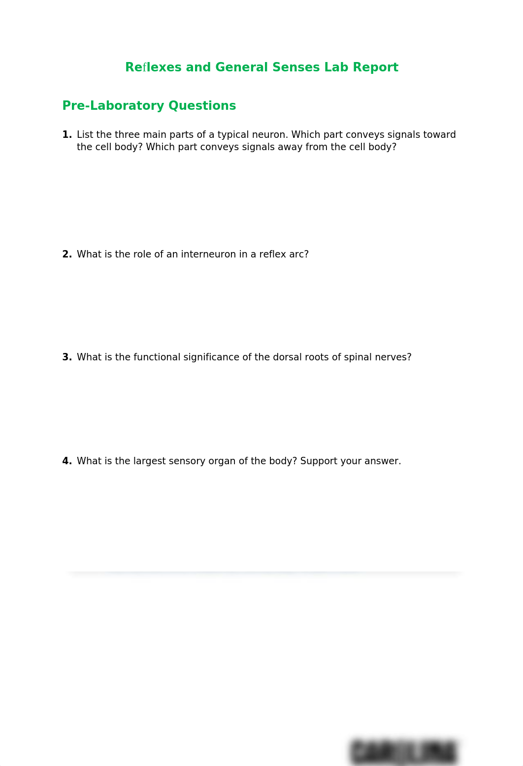 Reflexes and General Senses Lab Report - Stroschein .docx_dto9hp4jms3_page1