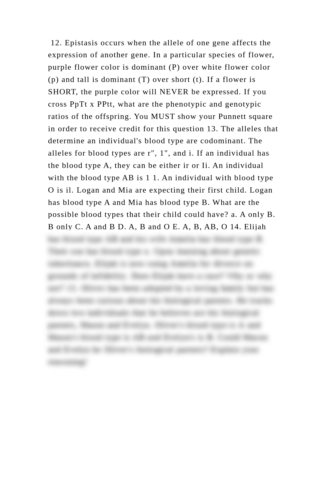 12. Epistasis occurs when the allele of one gene affects the expressi.docx_dto9z7osebo_page2