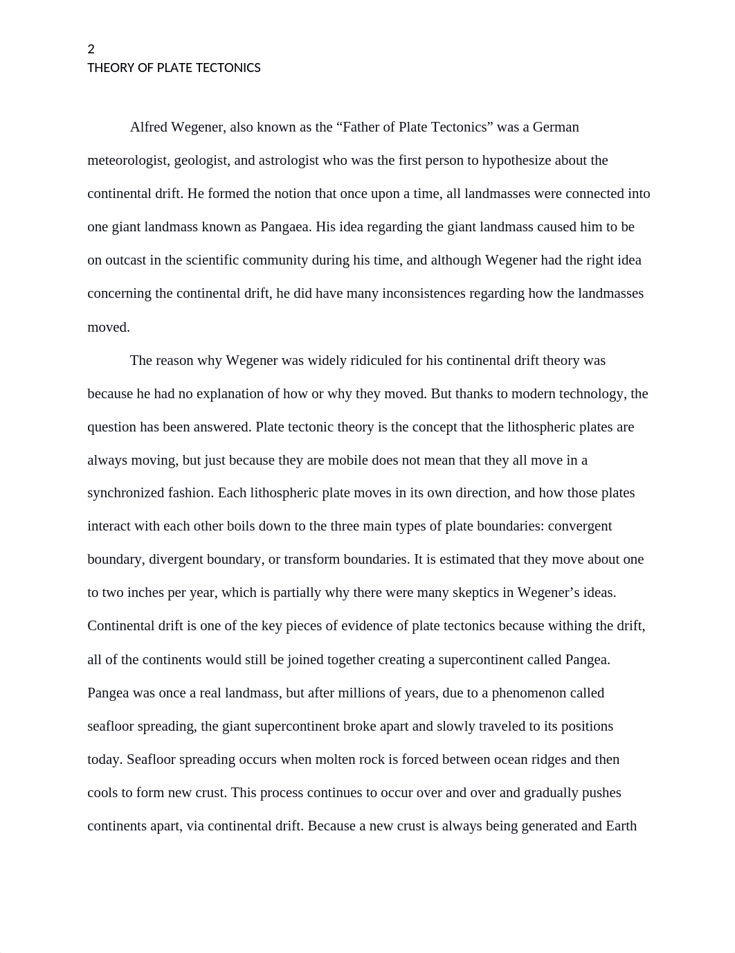 Theory of Plate Tectonics Writing Assignment.docx_dtovwacbf4d_page2