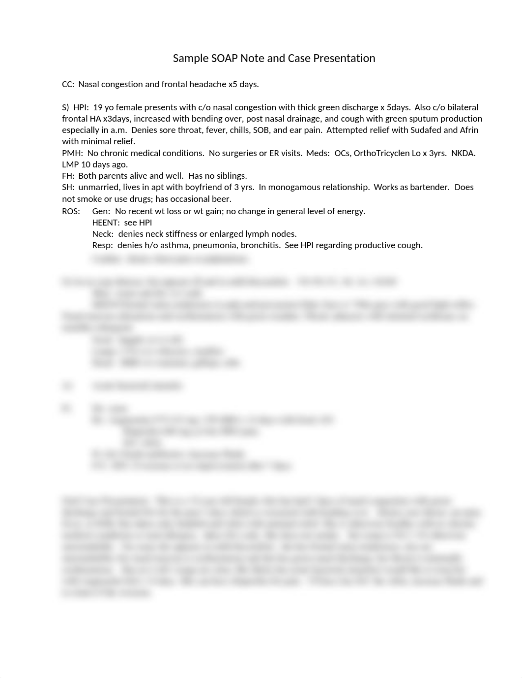 Sample SOAP Note and Case Presentation.docx_dtpc3cmchu8_page1