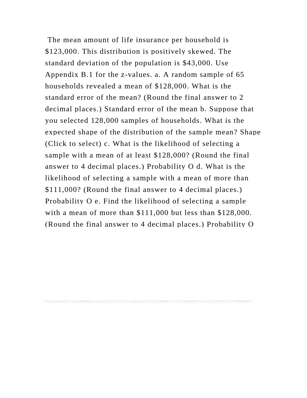 The mean amount of life insurance per household is $123,000. This dis.docx_dtpizxvqgnd_page2