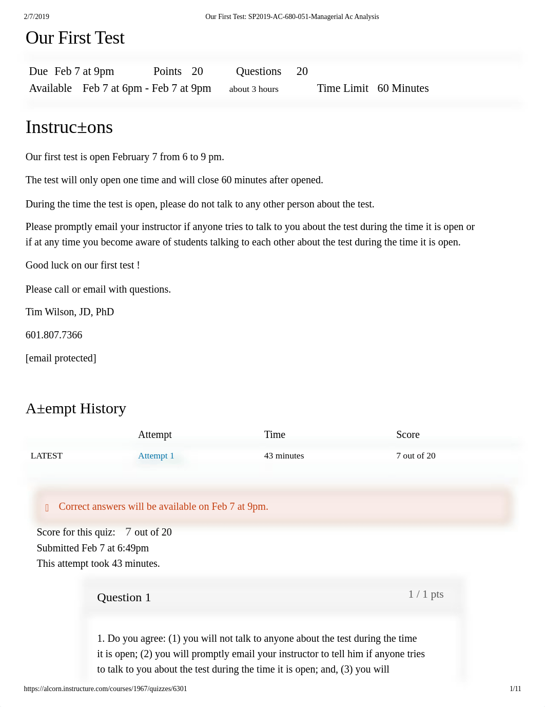 Our First Test_ SP2019-AC-680-051-Managerial Ac Analysis.pdf_dtpp6iu56lg_page1