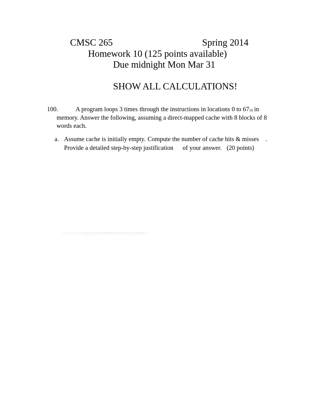 Computer Organization Homework10_dtq0acblh0k_page1