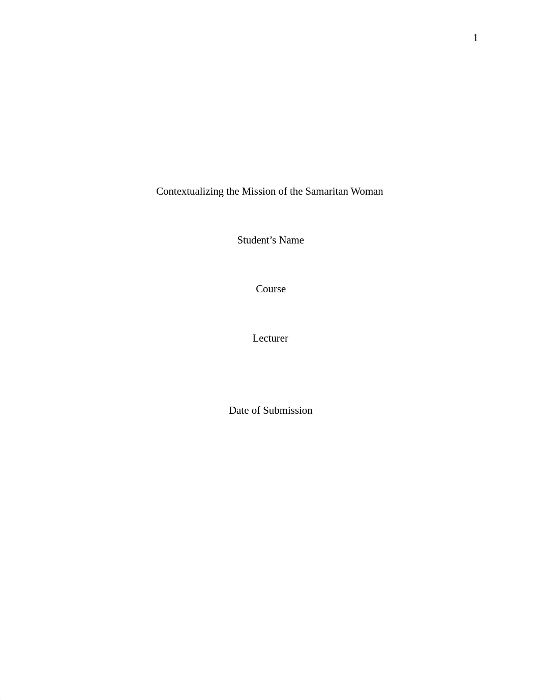 Contextualize Mission on the Samaritan Woman.doc_dtqa1rzrl8h_page1