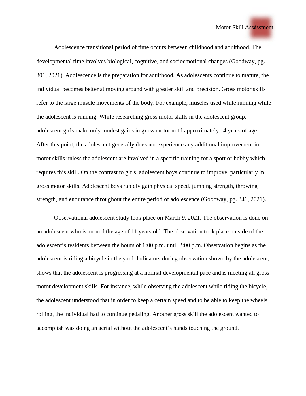 HLST 4008- Motor Development- Motor Skill Assessment.docx_dtqbd7dq5nl_page2