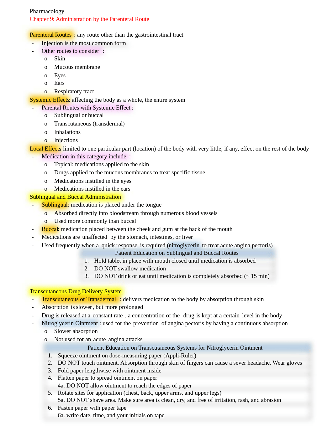 Pharmacology Chapter 9 Notes.docx_dtrgbownzek_page1