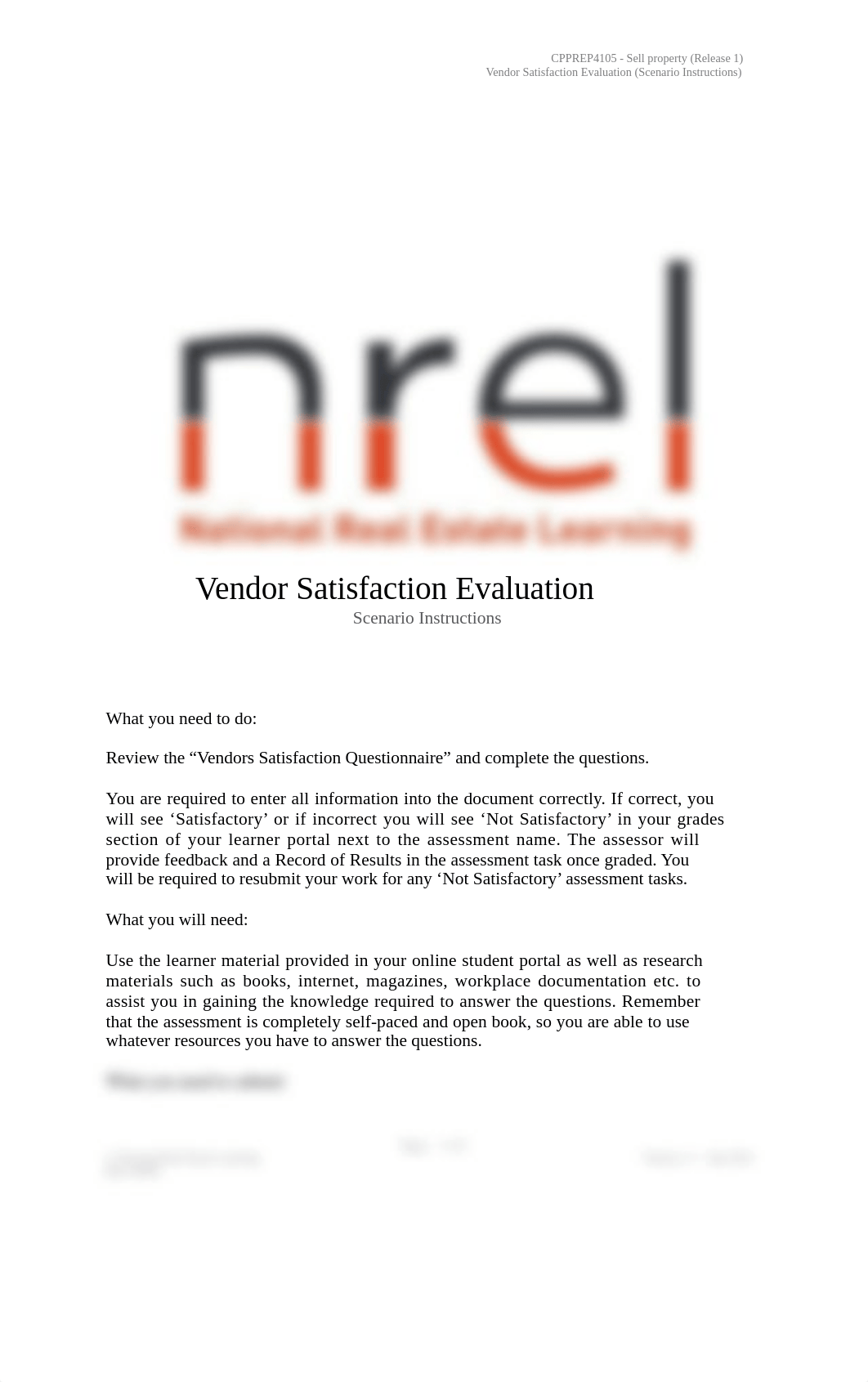 NREL - CPPREP4105 - Vendor Satisfaction Evaluation (Scenario Instructions) v1.1.docx_dtrpc7b84ff_page1