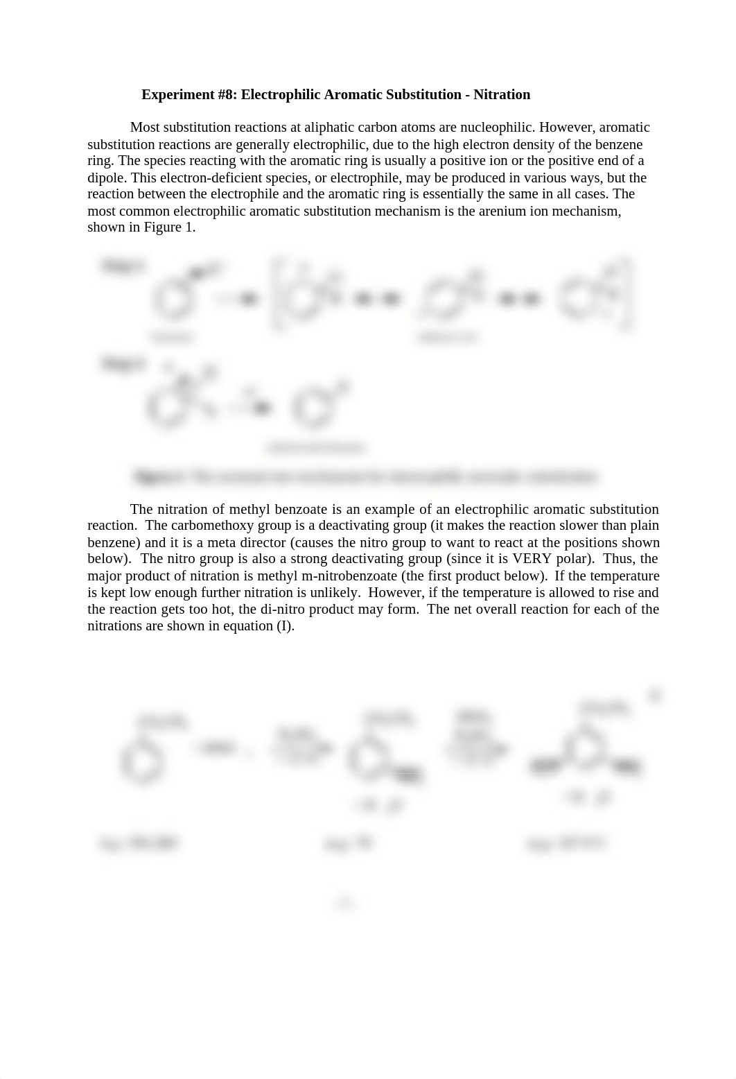 Lab 8- Electrophilic Aromatic Substitution - Nitration.docx_dtrrdwfwkxr_page1