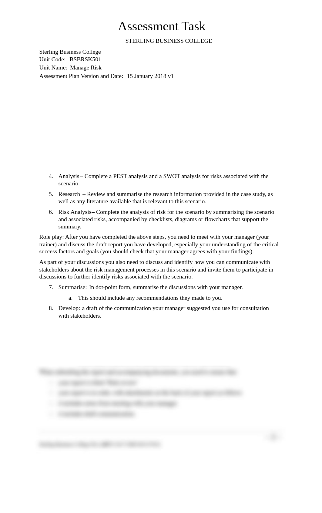 BSBRSK501 ASSESSMENT A.docx_dts3wfogcm7_page2