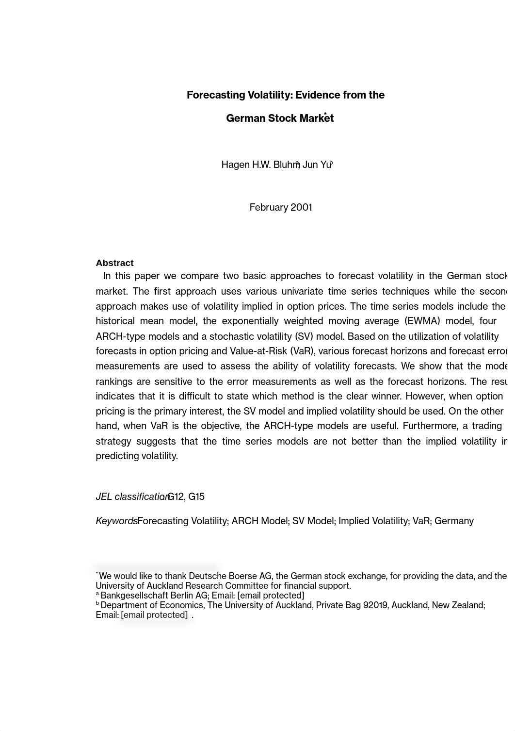 Forecasting volatility Evidence from the German stock market_dtsaysdkgaa_page1