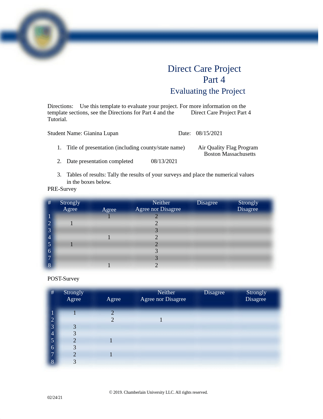 NR443_W6 Part 4 Evaluation of Your Project template-Gianina Lupan.docx_dtsd8zk3xwn_page1