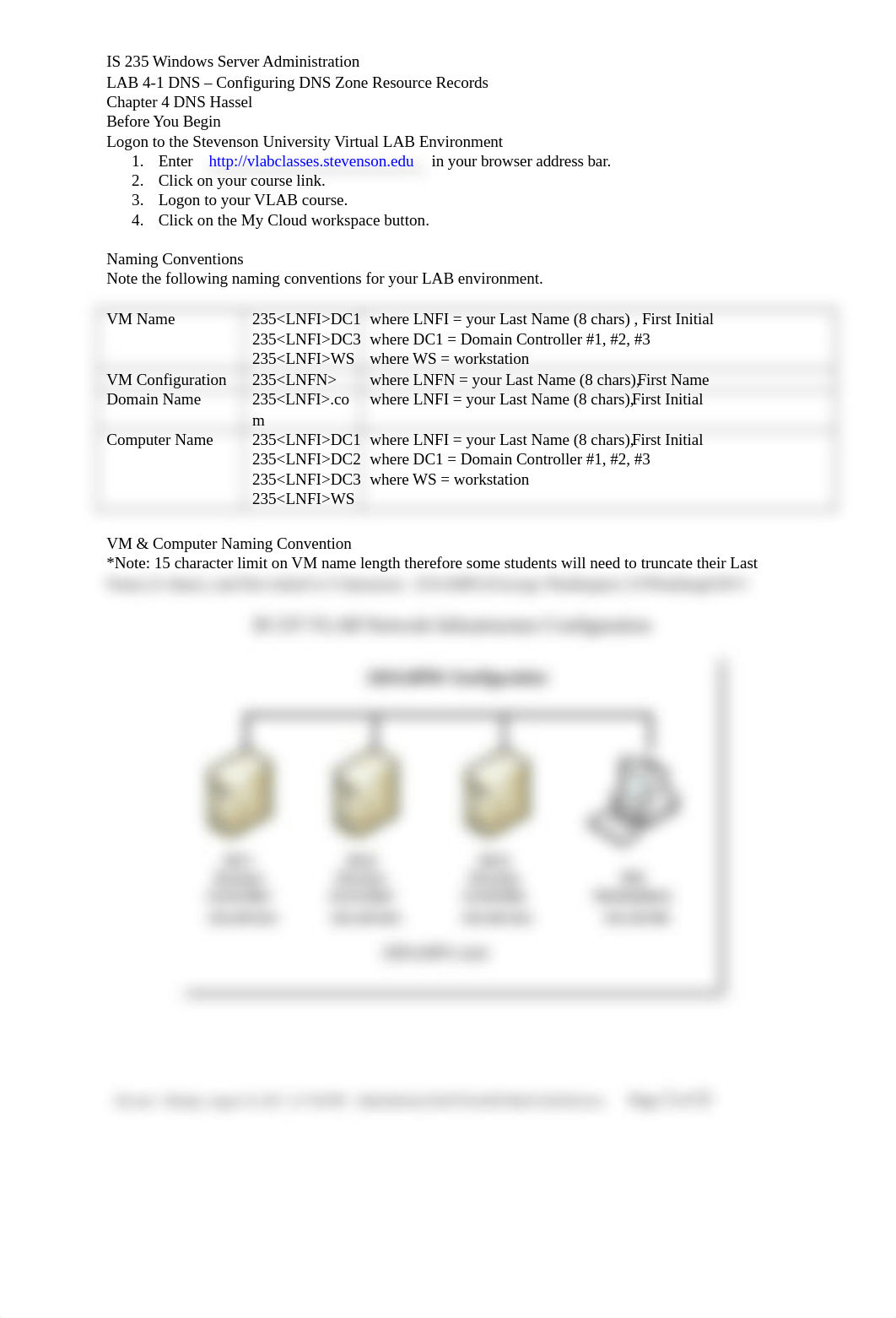 235 LAB 4-1 DNS Config Zone Resource Records Sp16_dtsee6882n1_page2