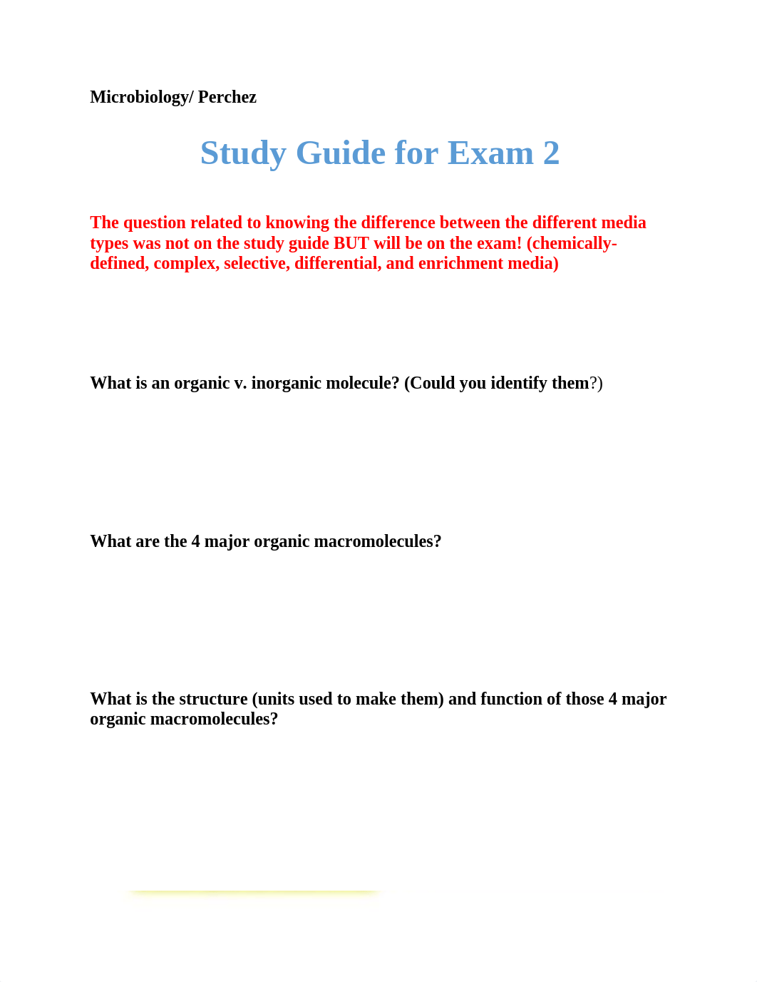 Exam 2 Study Guide Bio 152 Perchez comments.docx_dtsgwyxobs5_page1