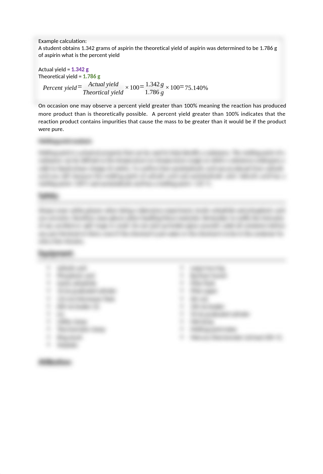 CH181 Synthesis of Aspirin Lab.docx_dtsljo6qh65_page2