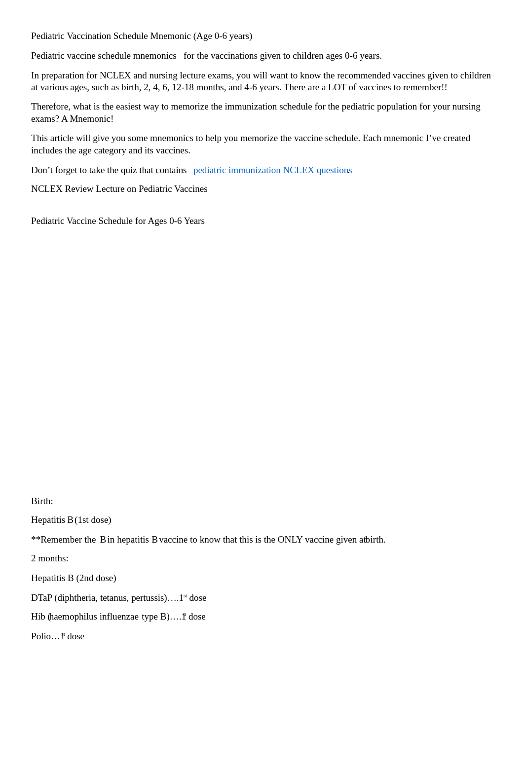 Pediatric Vaccination Schedule Mnemonic.docx_dtstygoz2ux_page1