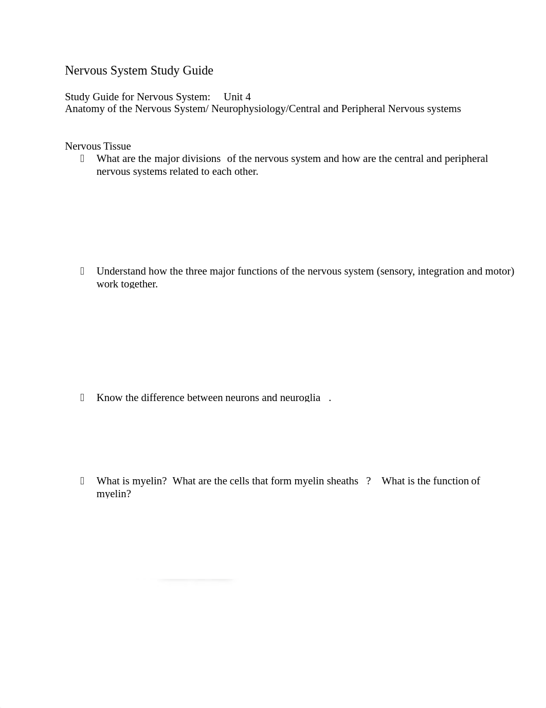 Nervous System Study Guide.docx_dtsuzapyane_page1