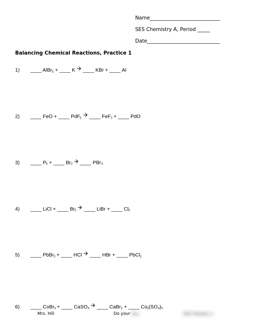 Balancing Chemical Reactions Practice 1.doc_dtt4o45hwhg_page1