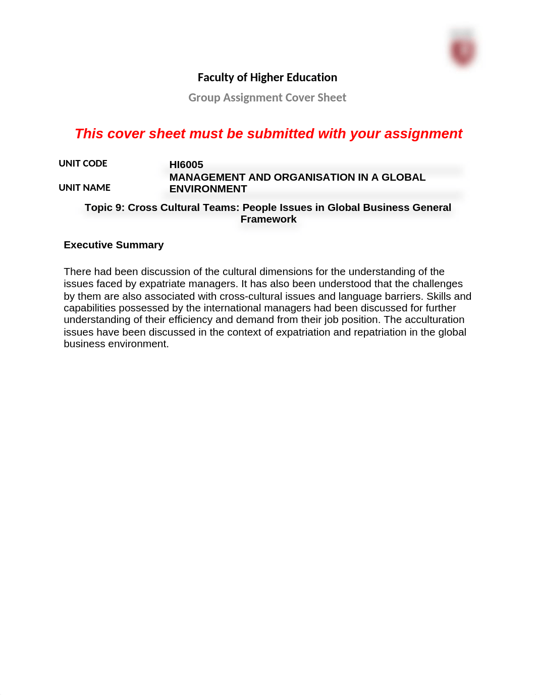 Group assignment Management and Organisations in a Global Environment (1).docx_dttcyhi148i_page1